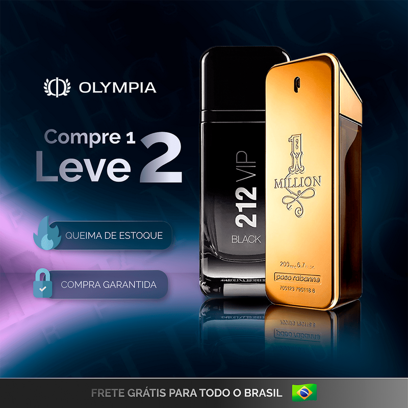 Perfumes Masculinos Importados (100ml) - 1 million, 212 vip, sauvage, bleu [ÚLTIMO DIA]