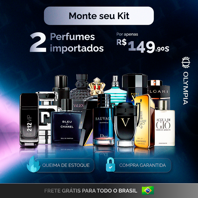 Monte Seu Kit - 2 Perfumes Masculinos [100mL]