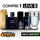 5 Perfumes Masculinos (100ml)  - 1 Million | Bleu | 212 | Sauvage | Invictus (Oferta 3 Anos Castle)